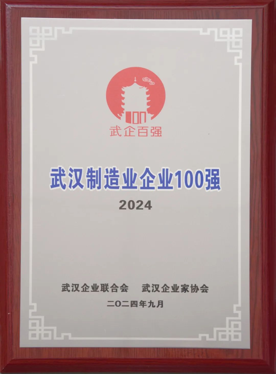 湖北大明连续第9年荣登“武汉制造业企业100强”